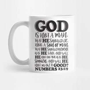 Numbers 23:19 Mug